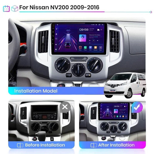 Junsun AI voice 4G LTE wireless CarPlay Android Auto Radio For Nissan NV200 2009 2010 2011-2018 Car Intelligent Systems Multimedia player Stereo RDS BT 2 din autoradio GPS Navi screen