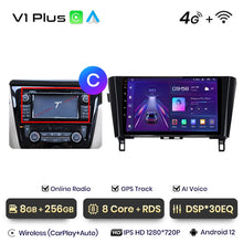 Load image into Gallery viewer, Junsun V1 Wireless CarPlay Android Auto Radio For Nissan Qashqai J11 X-Trail 3 T32 2013-2017 Car Multimedia GPS 2din autoradio