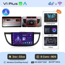 Load image into Gallery viewer, Junsun V1pro AI Voice 2 din Android Auto Radio For Honda CRV CR-V 2012-2016 Carplay Car Multimedia GPS 2din autoradio