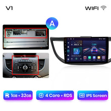 Load image into Gallery viewer, Junsun V1pro AI Voice 2 din Android Auto Radio For Honda CRV CR-V 2012-2016 Carplay Car Multimedia GPS 2din autoradio