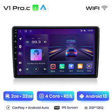 Cargar imagen en el visor de la galería, Radio Junsun V1 Plus para Skoda Fabia 2 2007-2014 con CarPlay inalámbrico, Android Auto, sistema inteligente para coche, 2 DIN, DVD.