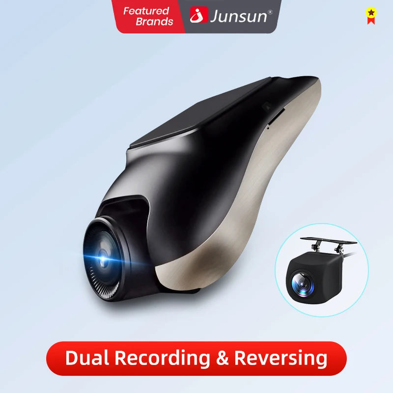 Junsun New 720P dashcam ADAS Mini Car DVR 120°FOV Auto Video