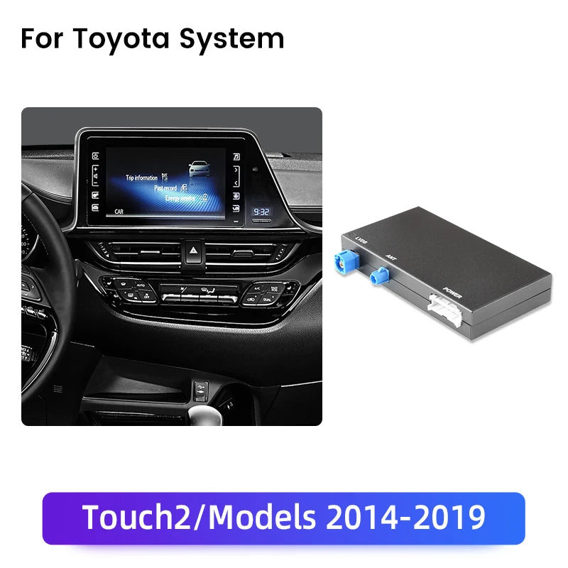 Junsun Wireless Carplay Android Auto Module Box for TOYOTA CHR Corolla Camry Auris Prius RAV4 Avensis Highlander Touch2 Entune 2