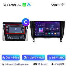 Load image into Gallery viewer, Junsun V1 Wireless CarPlay Android Auto Radio For Nissan Qashqai J11 X-Trail 3 T32 2013-2017 Car Multimedia GPS 2din autoradio