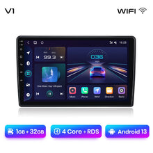Cargar imagen en el visor de la galería, Radio Junsun V1 Plus para Skoda Fabia 2 2007-2014 con CarPlay inalámbrico, Android Auto, sistema inteligente para coche, 2 DIN, DVD.