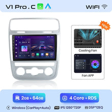 Cargar imagen en el visor de la galería, Radio Junsun CarPlay inalámbrica Android Auto para Volkswagen Scirocco 2015, sistemas inteligentes para coche, RDS, Bluetooth, WiFi, 2 DIN