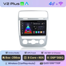 Cargar imagen en el visor de la galería, Radio Junsun CarPlay inalámbrica Android Auto para Volkswagen Scirocco 2015, sistemas inteligentes para coche, RDS, Bluetooth, WiFi, 2 DIN