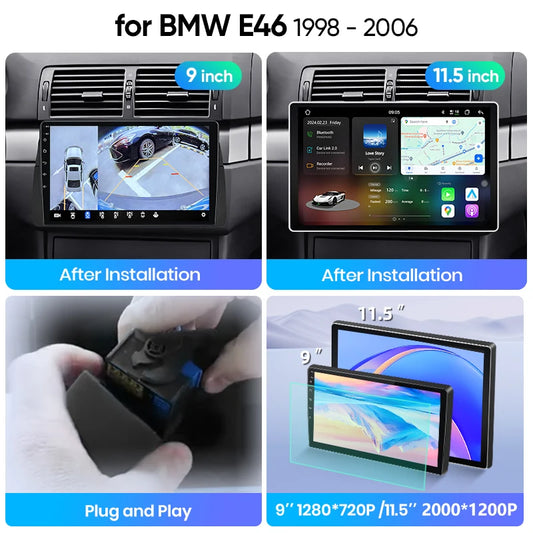 Junsun Wireless CarPlay Car Radio For Peugeot 107 Toyota Aygo Citroen C1 2005 2006-2014 Android Multimedia