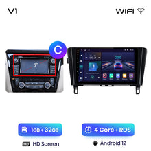 Load image into Gallery viewer, Junsun V1 Wireless CarPlay Android Auto Radio For Nissan Qashqai J11 X-Trail 3 T32 2013-2017 Car Multimedia GPS 2din autoradio