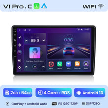 Cargar imagen en el visor de la galería, Radio Junsun V1 Plus para Skoda Fabia 2 2007-2014 con CarPlay inalámbrico, Android Auto, sistema inteligente para coche, 2 DIN, DVD.