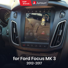 Junsun For Tesla Style Android Auto 4G Wireless Carplay DSP Car Radio Multimedia Player For Ford Focus MK 3 2012-2017 no 2din