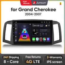 Junsun AI Stimme 2 din Android Auto Radio Für JEEP Grand Cherokee 2004 2005 2006 2007 Carplay 4G Auto Multimedia GPS 2din autoradio
