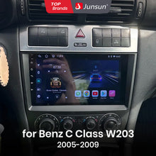 Junsun AI Voice 2 din Android Auto Radio For Benz C-Class W203 2005-2009 Carplay 4G Car Multimedia GPS 2din autoradio