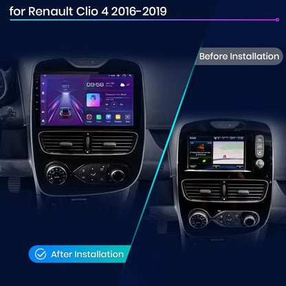 Radio Junsun AI Voice 2 DIN Android para Renault Clio 4 ZOE 2012-2019 con Carplay 4G, GPS, multimedia, 2 DIN 