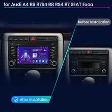 Junsun CarPlay Android Auto sistemas inteligentes de coche para Audi A4 B9 B8 B7 B6 S4 RS4 SEAT Exeo Autoradio