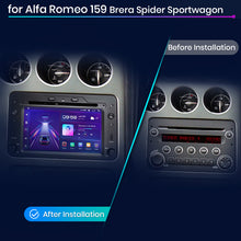 Radio Junsun con Android y voz IA para Alfa Romeo 159, Brera, Spider Sportwagon, Carplay, multimedia para coche, RDS, GPS, sin autorradio 2DIN