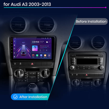 Junsun AI Stimme 2 din Android Auto Radio Für Audi A3 8P 2003 - 2013 Carplay 4G Auto multimedia GPS 2din autoradio