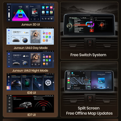 Junsun AI Stimme Drahtlose CarPlay Auto Radio Multimedia Für BMW E81 E82 E87 E88 2005-2012 DSP GPS 8 Core GPS Autoradio 