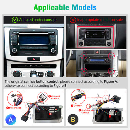 Junsun Android 13 Drahtlose Carplay Autoradio Für Volkswagen Golf 5 6 Polo Passat B6 B7 Sitz Skoda Jetta Universal Muiltmedia 