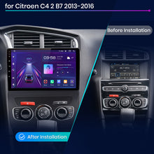 Load image into Gallery viewer, Junsun AI Voice 2 din Android Auto Radio For Citroen C4 2 B7 2013 - 2016 Carplay 4G Car Multimedia GPS 2din autoradio
