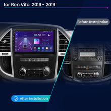Radio Junsun AI Voice 2 DIN Android para Mercedes Benz Vito W447 2014-2020, Carplay 4G, GPS, multimedia, 2 DIN