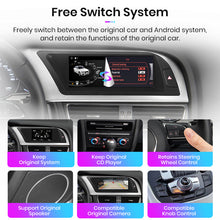 Load image into Gallery viewer, Junsun 8.8 inch Wireless CarPlay Andorid Auto Car Radio Multimedia For Audi A4 A4L B8 2009-2016 Navigation Autoradio
