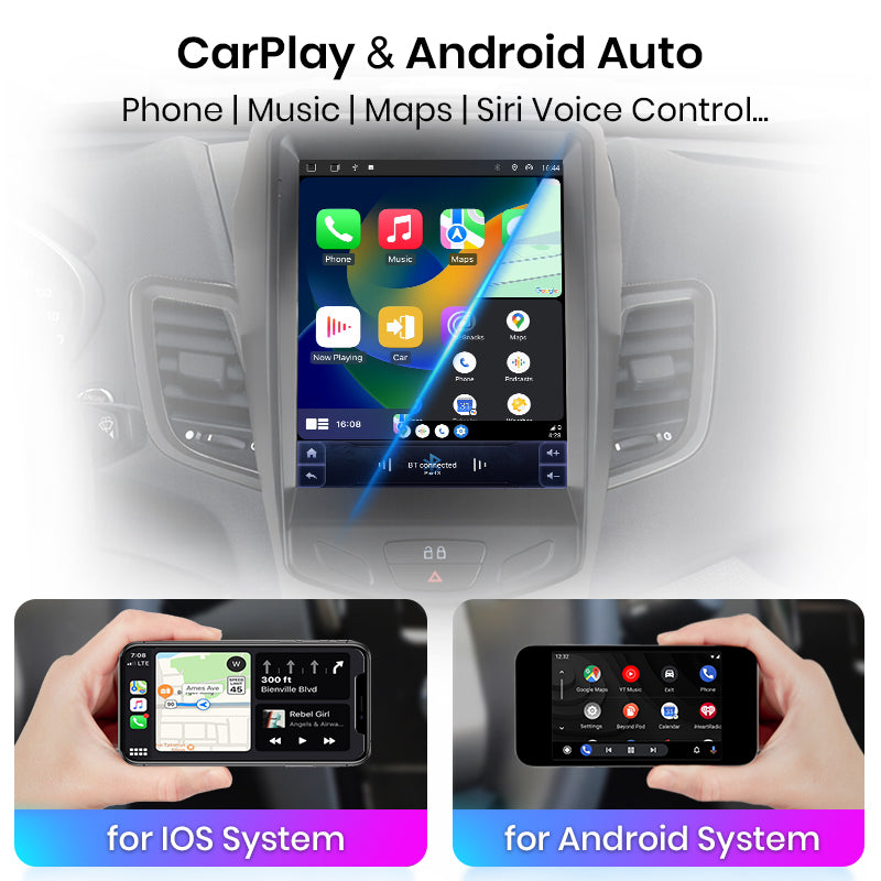 Junsun Wireless CarPlay Radio Multimedia For Ford Fiesta MK7 2009-2016 Android Auto GPS autoradio Car Intelligent Systems