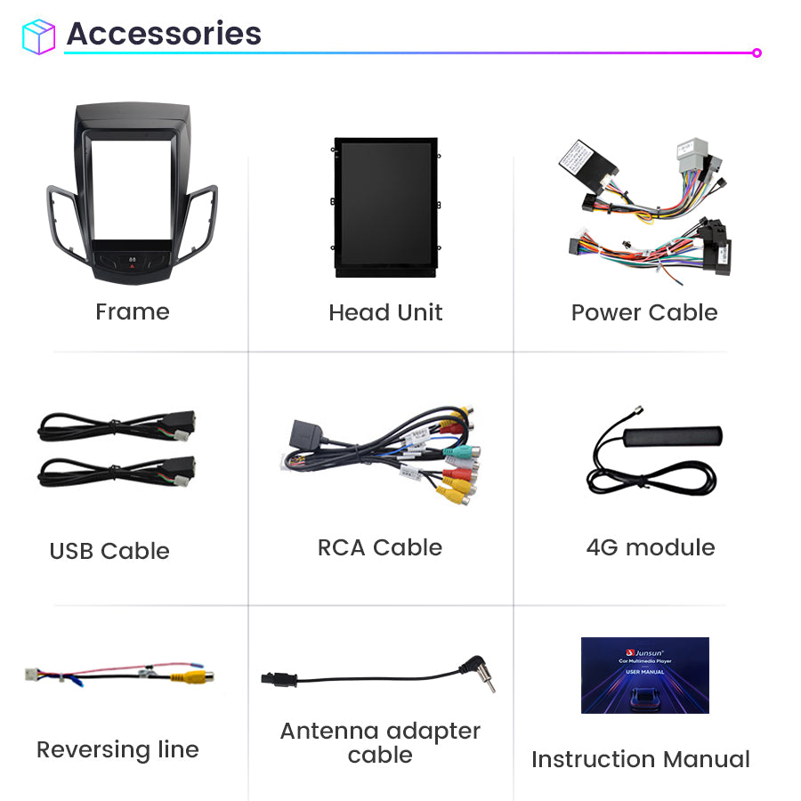 Radio multimedia Junsun CarPlay inalámbrica para Ford Fiesta MK7 2009-2016, Android Auto, GPS, autorradio, sistemas inteligentes para coche 