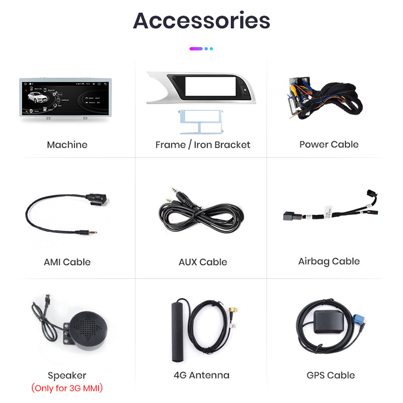 Junsun 8.8 inch Wireless CarPlay Andorid Auto Car Radio Multimedia For Audi A4 A4L B8 2009-2016 Navigation Autoradio