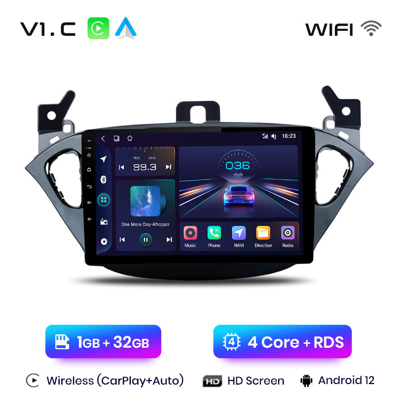 Junsun AI Voice 2 din Android Auto Radio para Opel Corsa E 2015- 2019 Carplay 4G coche Multimedia GPS 2din autoradio
