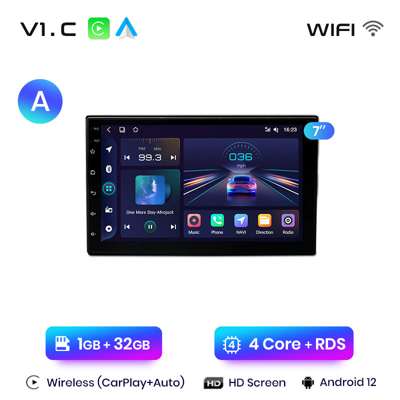 Junsun 7" 9"10.1" Universal CarPlay Android Auto Radio For VW Volkswagen Fiat Renault Nissan Hyundai 4G Car Multimedia autoradio