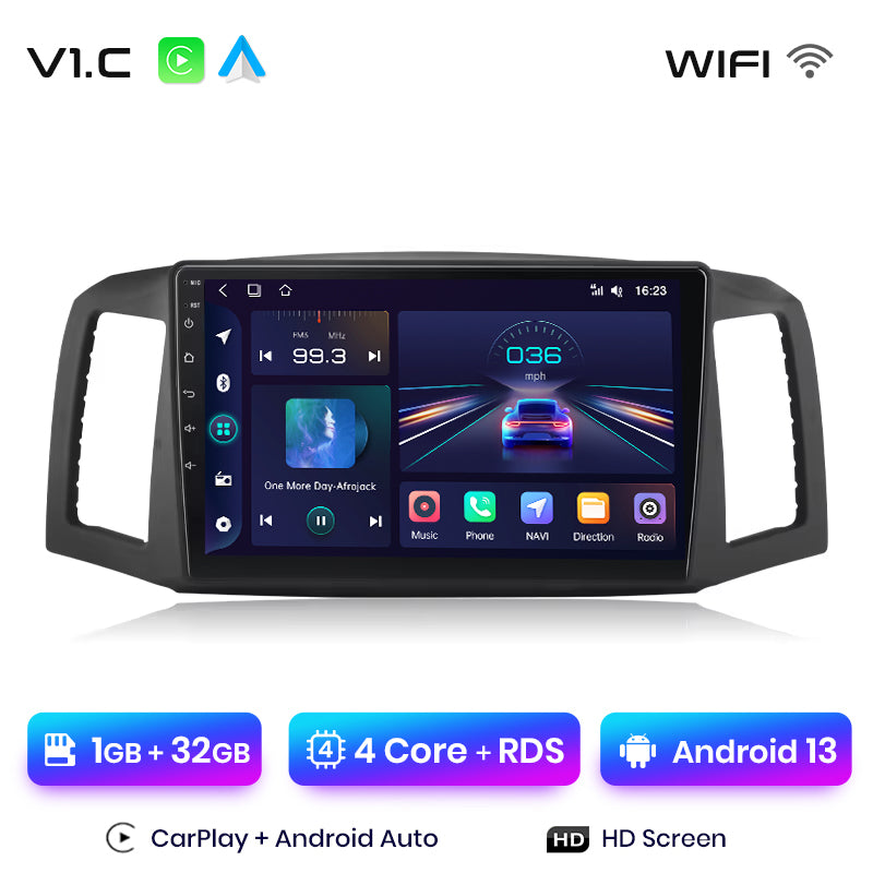 Junsun AI Voice 2 din Android Auto Radio For JEEP Grand Cherokee 2004 2005 2006 2007 Carplay 4G Car Multimedia GPS 2din autoradio
