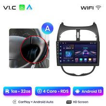 Load image into Gallery viewer, Junsun AI Voice 2 din Android Auto Radio For Peugeot 206 206CC 206SW 2001 - 2008  Carplay 4G Car Multimedia GPS 2din autoradio
