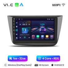 Load image into Gallery viewer, Junsun V1 AI Voice Wireless CarPlay Android Auto Radio For Seat Altea 2004-2015 Toledo 3 4G Car Multimedia GPS 2din autoradio
