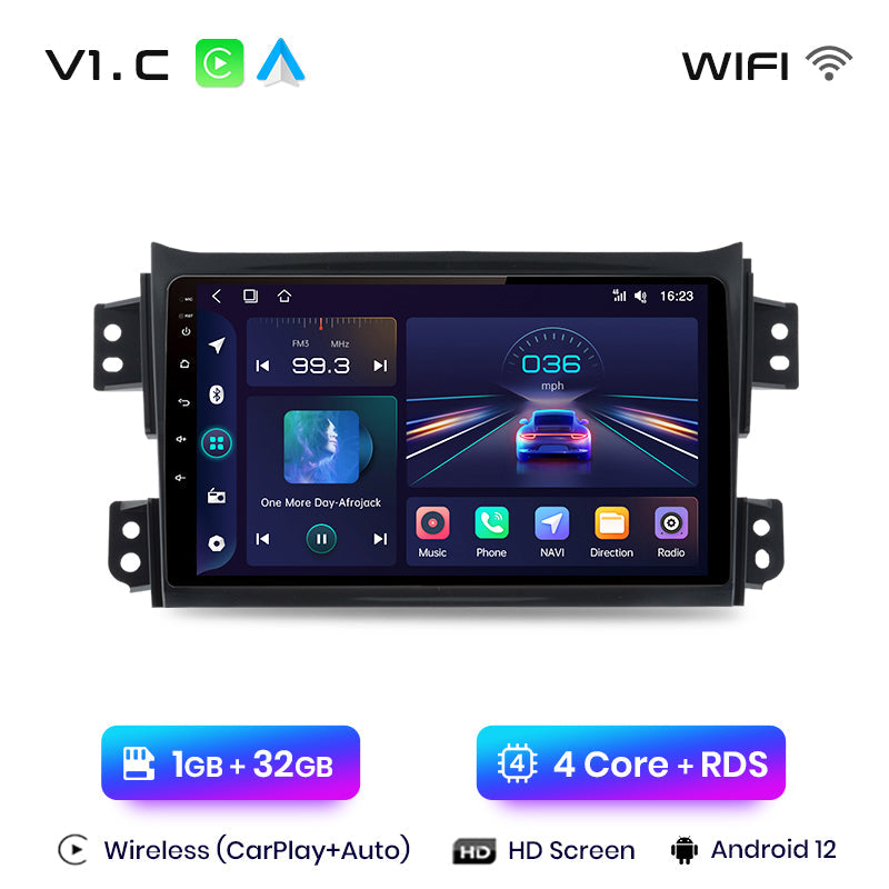 Junsun AI Voice 2 din Android Auto Radio For SUZUKI Splash Ritz 2004-2010 For Opel Agila 2008-2012 Carplay 4G Car Multimedia GPS 2din autoradio