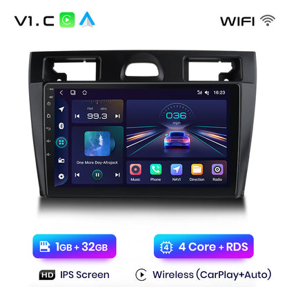 Junsun AI Voice 2 din Android Auto Radio For Ford Fiesta Mk VI 5 Mk5 2002 2003 - 2007 2008 Carplay 4G Car Multimedia GPS 2din autoradio