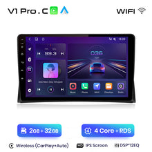 Load image into Gallery viewer, Junsun AI Voice 2 din Android Auto Radio For Volkswagen VW Touareg Multivan T5 Transporte 2004-2009 Carplay 4G Car Multimedia GPS 2din autoradio
