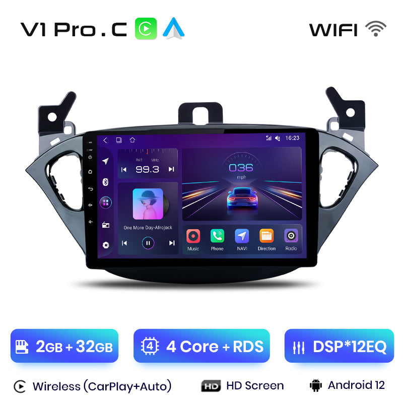 Junsun AI Voice 2 din Android Auto Radio For Opel Corsa E 2015- 2019 Carplay 4G Car Multimedia GPS 2din autoradio