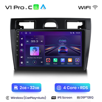 Junsun AI Voice 2 din Android Auto Radio For Ford Fiesta Mk VI 5 Mk5 2002 2003 - 2007 2008 Carplay 4G Car Multimedia GPS 2din autoradio