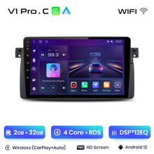 Load image into Gallery viewer, Junsun AI Voice 2 din Android Auto Radio For BMW E46 M3 318/320/325/330/335 Carplay 4G Car Multimedia GPS 2din autoradio
