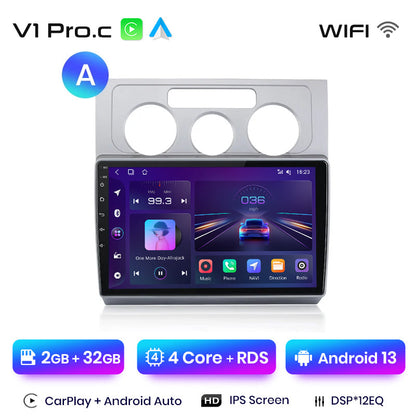 Junsun AI Stimme 2 din Android Auto Radio Für Volkswagen Touran 1 2003 - 2010 Carplay 4G Auto Multimedia GPS 2din autoradio