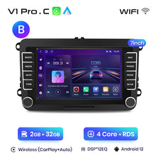 Load image into Gallery viewer, Junsun Universal Car Radio For Volkswagen Golf 5 6 Plus Polo Passat B6 B7 Tiguan Seat Car Smart Systems 7 Inch FM PLayer
