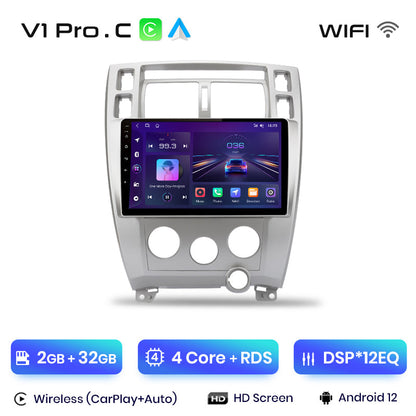 Junsun AI Stimme 2 din Android Auto Radio Für Hyundai Tucson 2006 - 2013 Carplay 4G Auto Multimedia GPS 2din autoradio