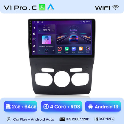 Junsun AI Voice 2 din Android Auto Radio For Citroen C4 2 B7 2013 - 2016 Carplay 4G Car Multimedia GPS 2din autoradio
