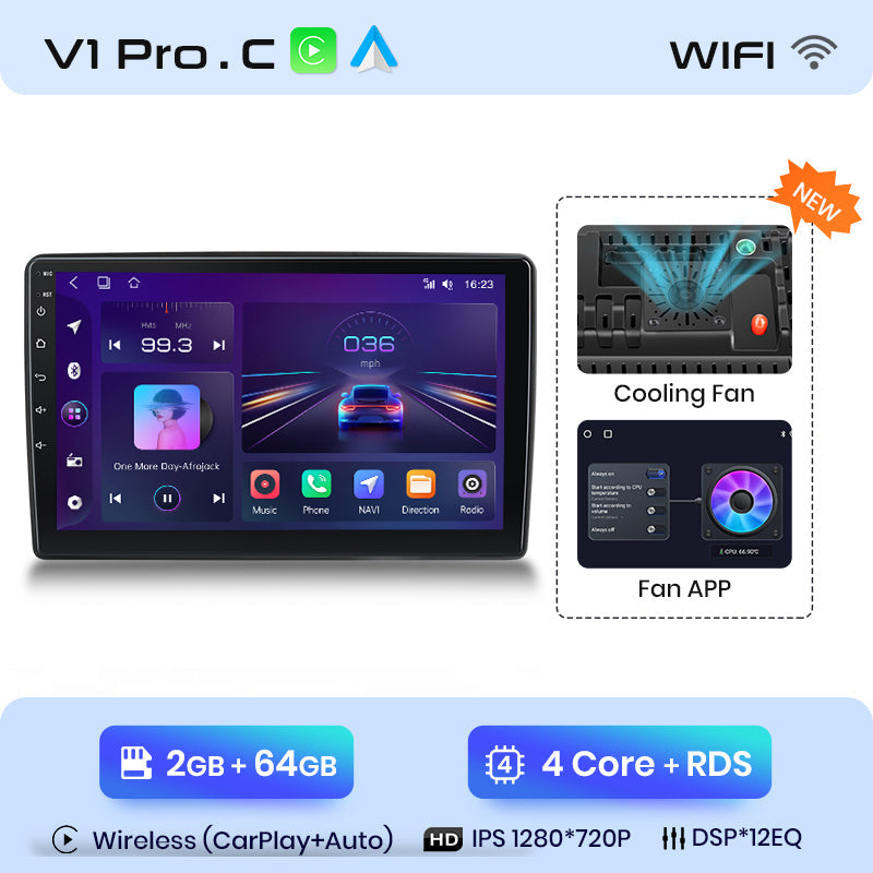 Junsun AI Voice 2 din Android Auto Radio For JEEP Grand Cherokee 2004 2005 2006 2007 Carplay 4G Car Multimedia GPS 2din autoradio