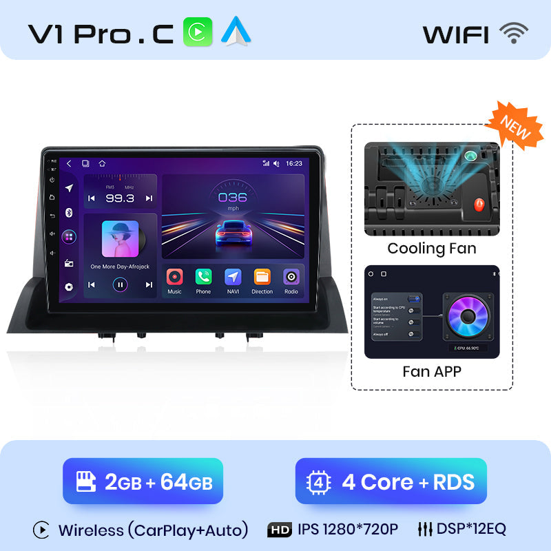 Junsun AI Voice 2 din Android Auto Radio para Mazda 6 2002 2003 2004 2005 2006 2007 2008 Carplay 4G coche Multimedia GPS 2din autoradio