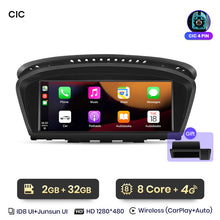 Load image into Gallery viewer, Junsun 8.8 Inch Wireless CarPlay Andorid Auto Car Radio For BMW 5 Series E60 E61 E62 2004-2010 4G WiFi BT Audio Head Unit
