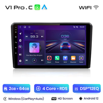 Junsun AI Stimme 2 din Android Auto Radio Für Audi A3 8P 2003 - 2013 Carplay 4G Auto multimedia GPS 2din autoradio