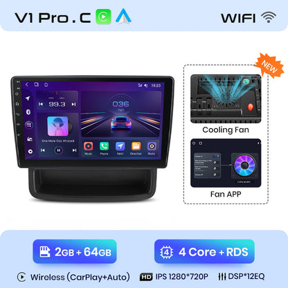 Junsun AI Stimme 2 din Android Auto Radio Für Renault Trafic Nissan Primastar Opel Vivaro 2010 - 2014 Carplay 4G Auto Multimedia GPS 2din autoradio