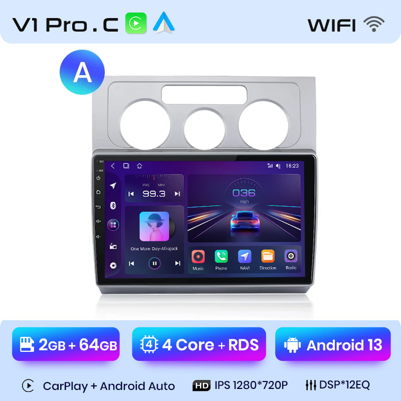 Junsun AI Stimme 2 din Android Auto Radio Für Volkswagen Touran 1 2003 - 2010 Carplay 4G Auto Multimedia GPS 2din autoradio